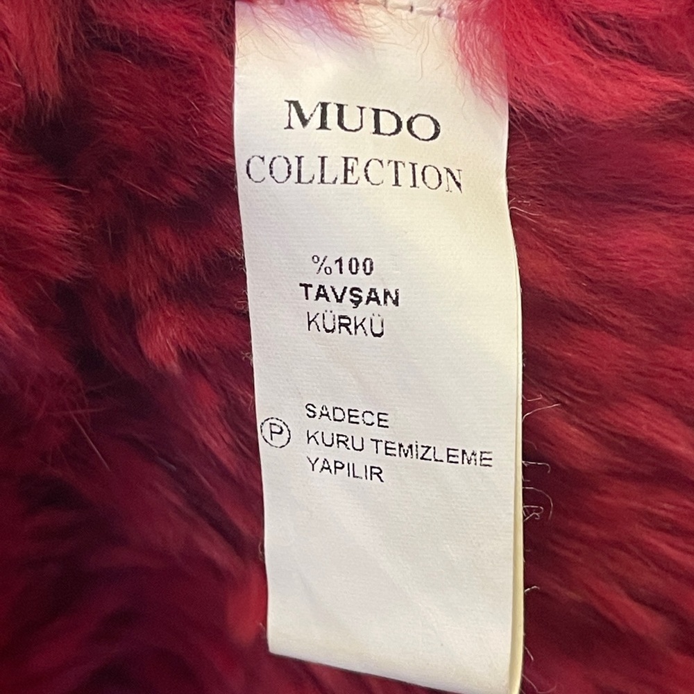%100 Authentic Rabbit Fur Jacket - Picture 2 of 7